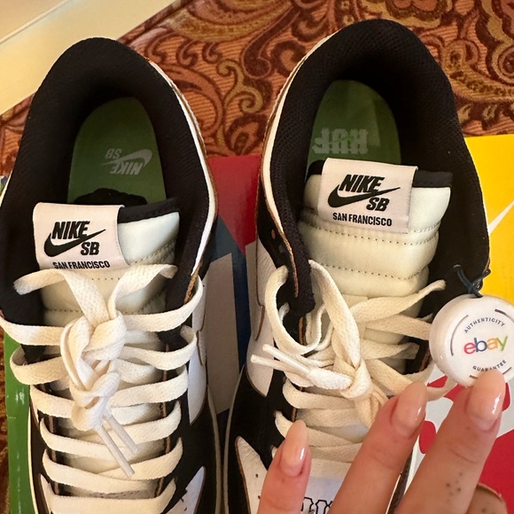 NIB w tags 2022 HUF x Dunk Low SB 'San Francisco' / men’s size 9 - Picture 12 of 17
